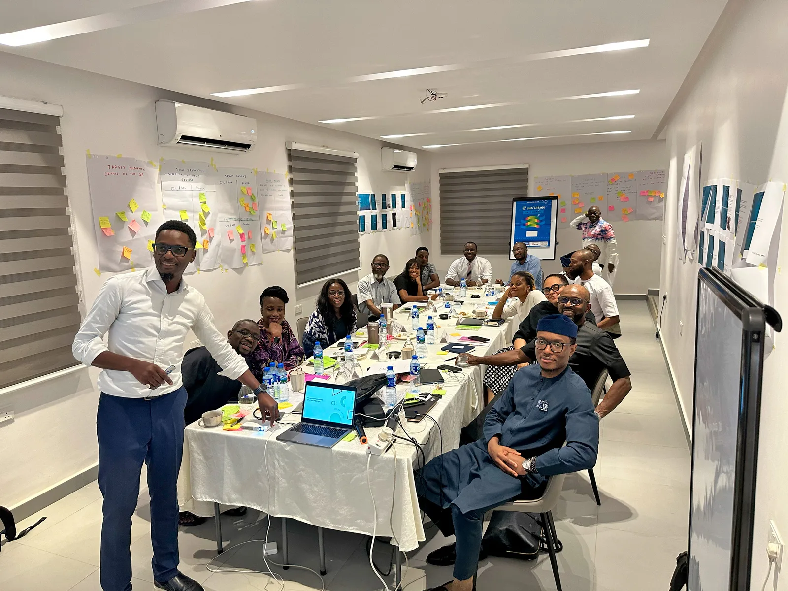 The Helm Institute participants collaborating in a workshop
